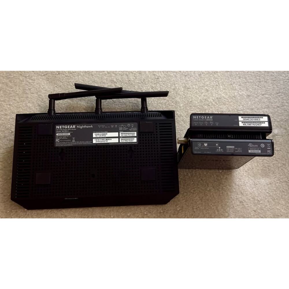 Netgear Nighthawk AC1900 Router and CM500 Modem - Picture 2 of 2